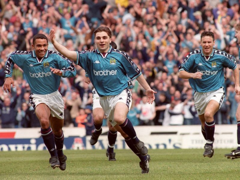 Georgi Kinkladze at Maine Road.